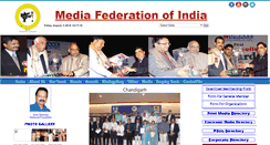 Desktop Screenshot of mediafederationofindia.com